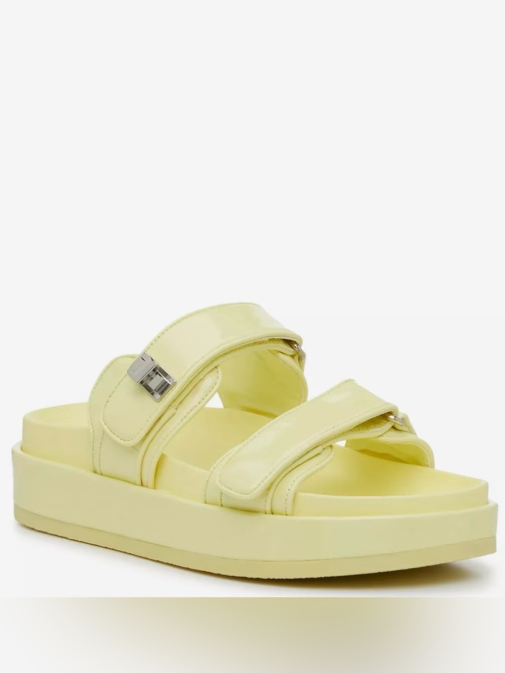 Mix No. 6 Alorea Pale Yellow Synthetic Sandals Women's Size 10
